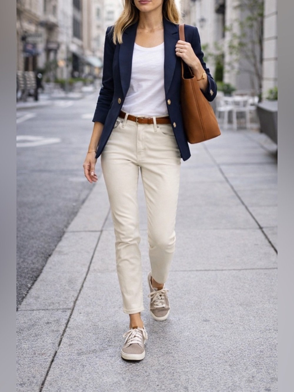 Tommy Bahama Cream High Rise Ankle Jeans Size 12